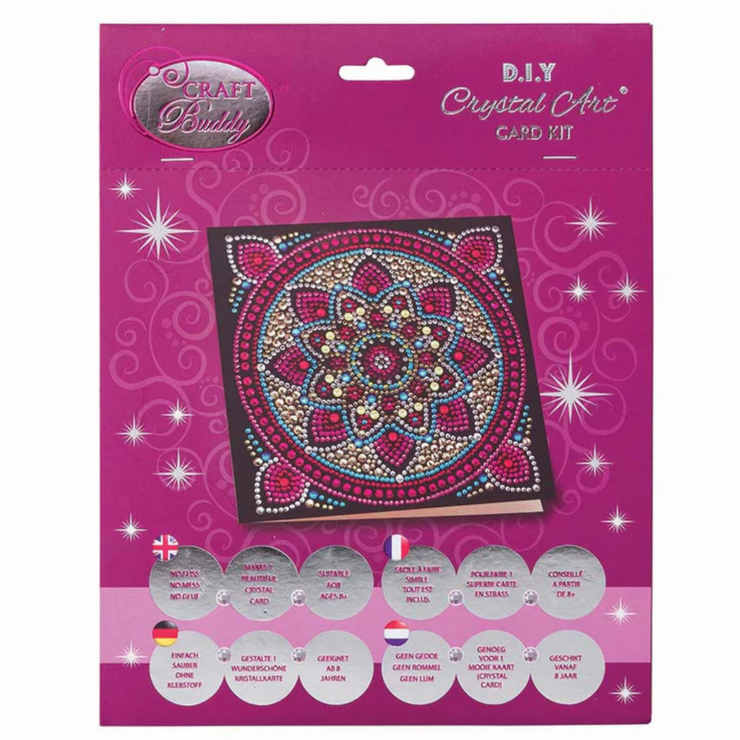 Crystal Art Card Kit - Mandala
