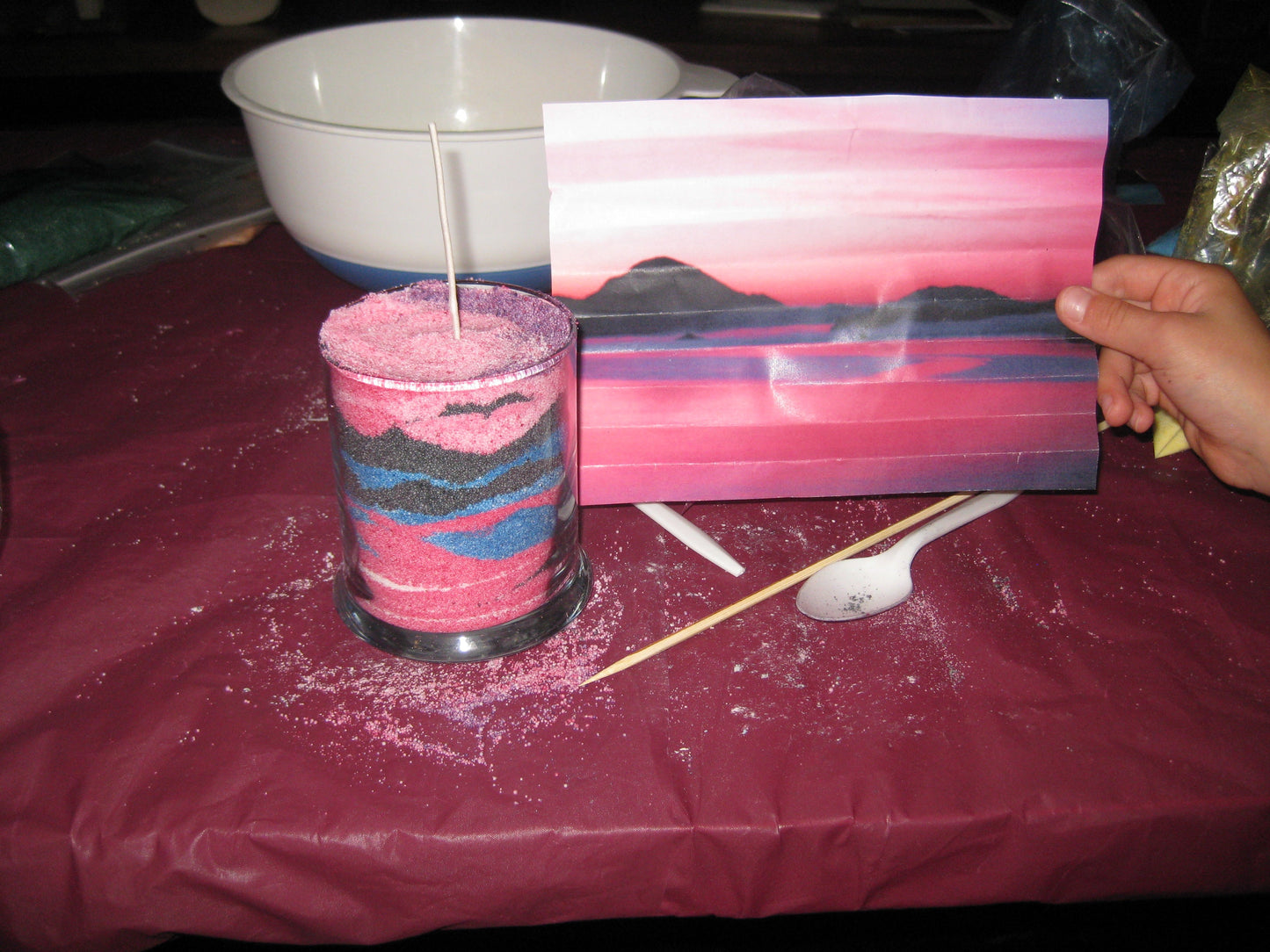 Sand Candles at Broken Rail
