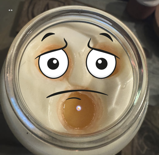 "Did I mess up my candle?"