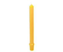 Load image into Gallery viewer, 9 Inch Natural Beeswax Base Candlestick
