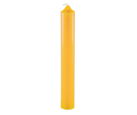 6 Inch Natural Beeswax tube Candlestick