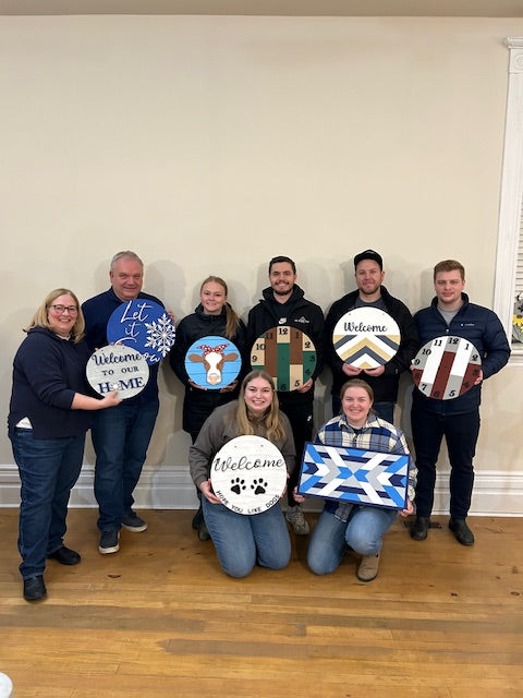 Wood Paint Party -Book a private Event