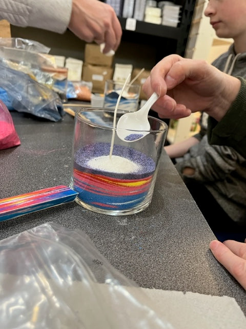 Sand Candle Workshop - Multiple dates