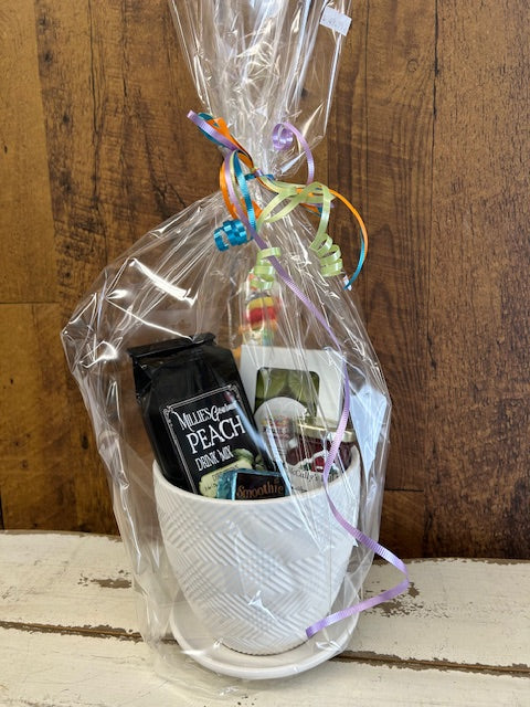 Flower Pot Fruit themed Gift Basket
