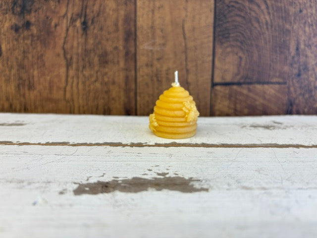 Beeswax Bee Skep Votive