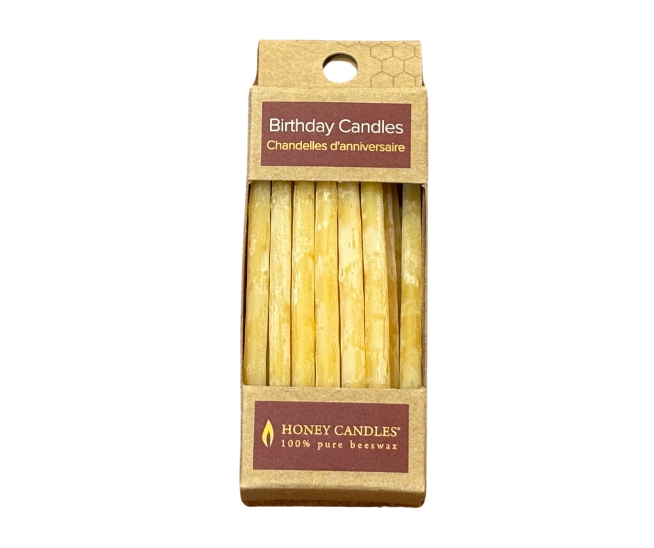 Beeswax Birthday Candles