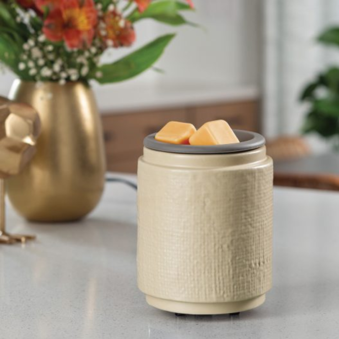 Natural Linen Flip Dish Wax Warmer