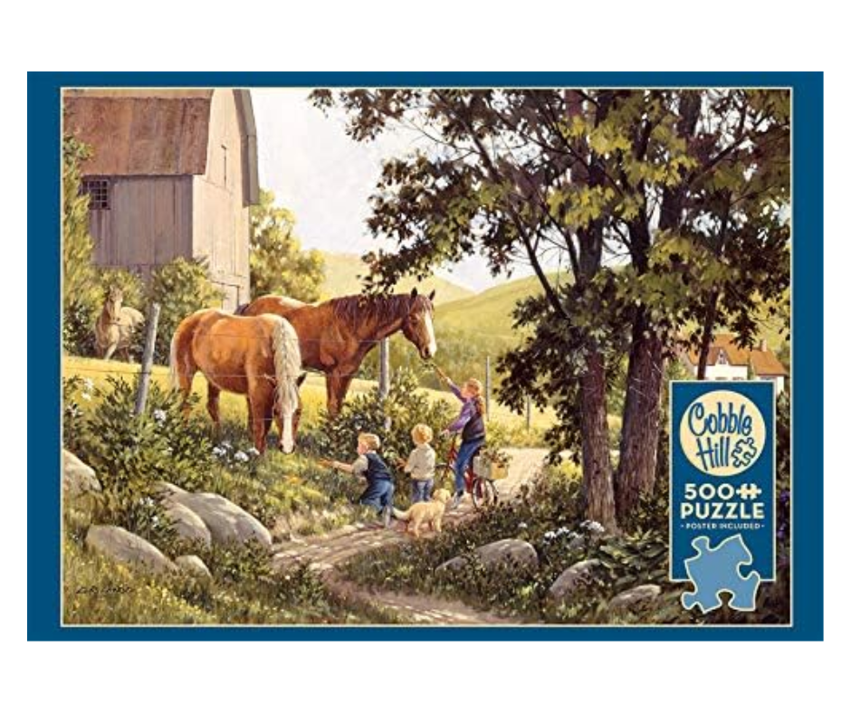 Summer Horses 500 Piece Puzzle - Large Box