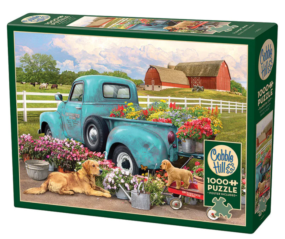 Flower Truck 1000 Piece Puzzle - Large Box