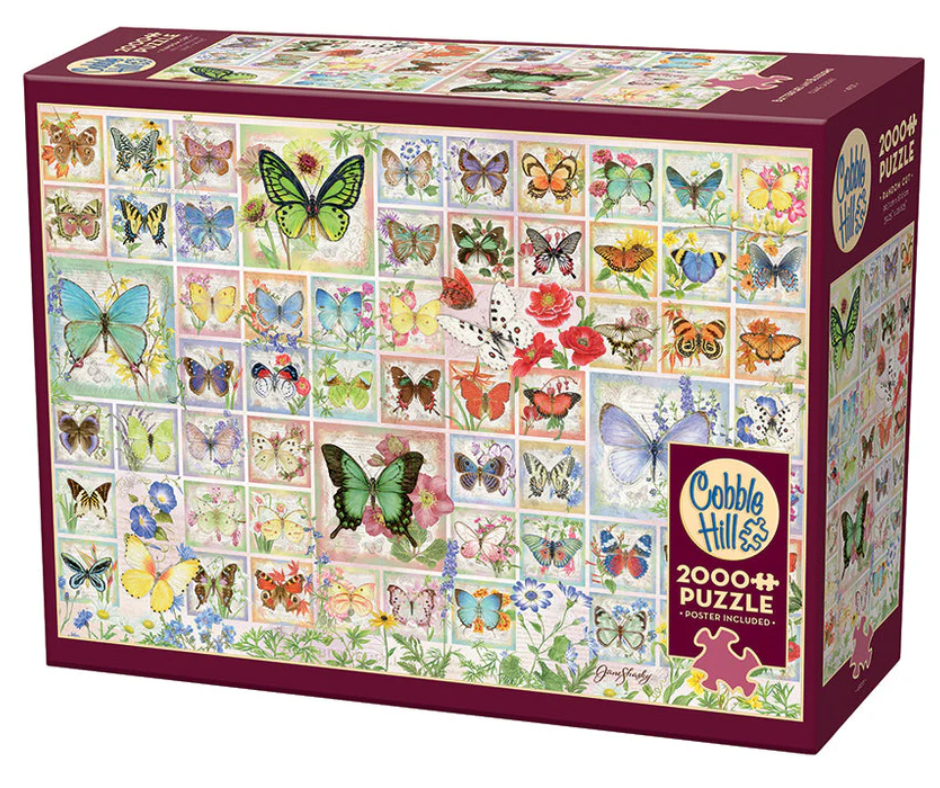 Butterflies & Blossoms 2000 Piece Puzzle - Large Box