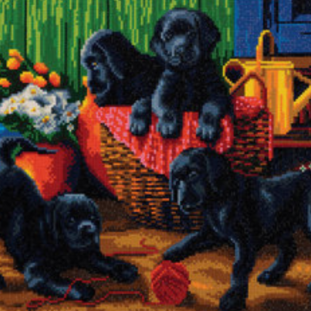 Crystal Art Kit XL - Black Lab