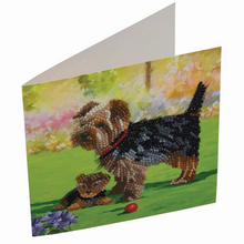 Load image into Gallery viewer, Crystal Art Card Kit - Dog
