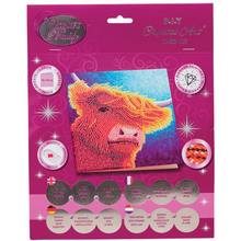 Load image into Gallery viewer, Crystal Art Card Kit - Highland Cow
