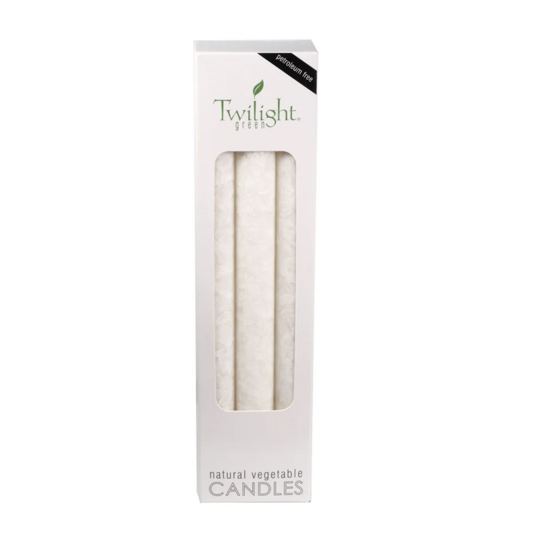 Eco Vegtable Wax Taper  Candles 10