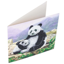 Load image into Gallery viewer, Crystal Art Card Kit - Panda
