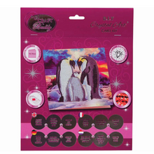 Load image into Gallery viewer, Crystal Art Card Kit - Penguin
