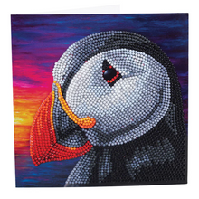 Load image into Gallery viewer, Crystal Art Card Kit - Puffin
