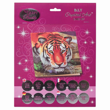 Load image into Gallery viewer, Crystal Art Card Kit - Tiger
