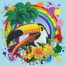 Load image into Gallery viewer, Crystal Art Card Kit - Toucan
