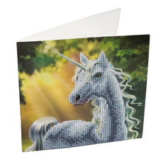 Load image into Gallery viewer, Crystal Art Card Kit - Unicorn
