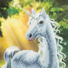 Load image into Gallery viewer, Crystal Art Card Kit - Unicorn
