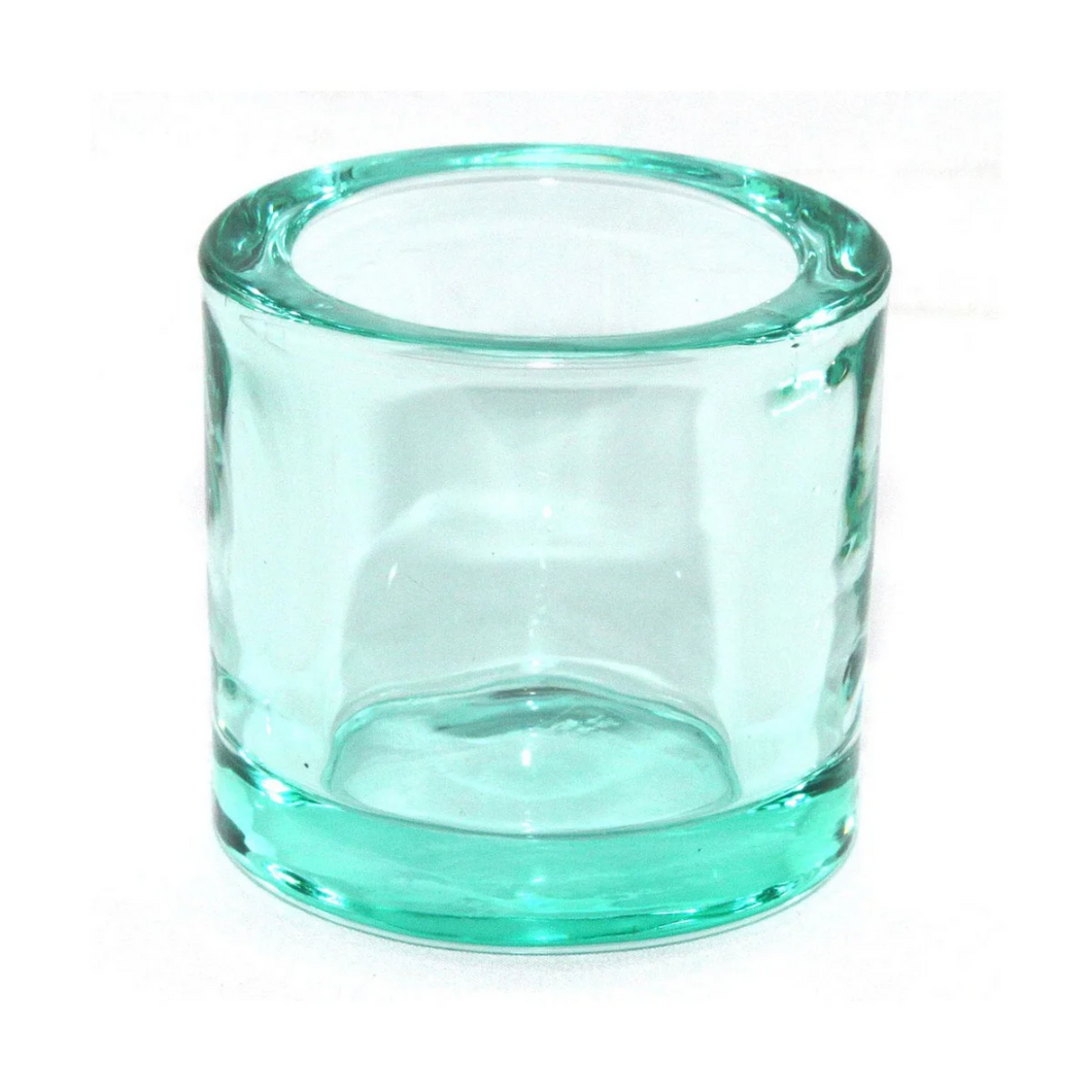 Heavy Glass holder - Turquoise